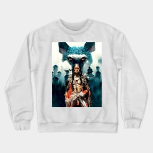 National Native American Heritage Month: "The Strength of the Wolf is the Pack, and the Strength of the Pack is the Wolf" Osage Nation Proverb Crewneck Sweatshirt